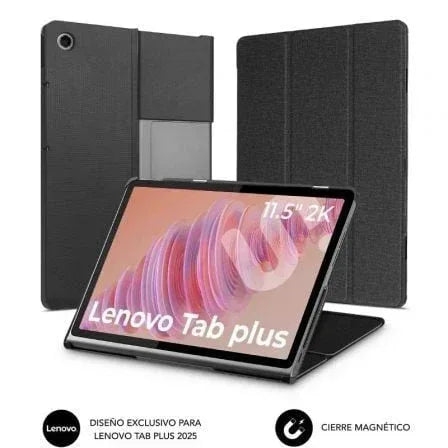Funda Subblim Shock Case Lenovo Tab Plus 2025 11,5"/ Negra - PixelPlaza