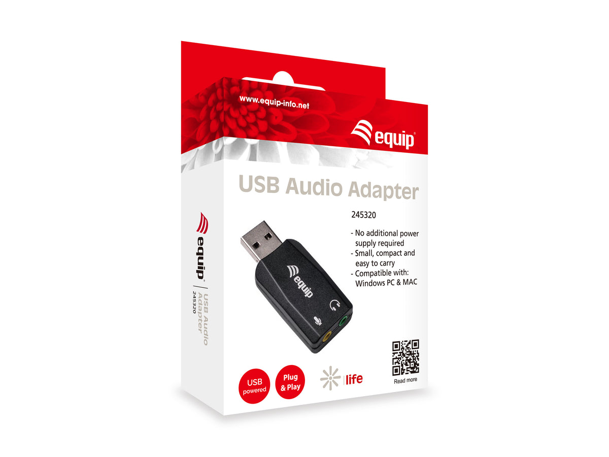 Adaptador de audio Equip tarjeta de sonido USB
