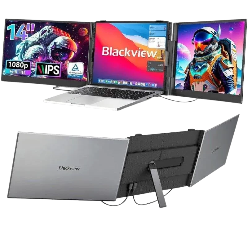 Blackview DCM6 14 pulgadas Full HD IPS 5ms USB-C Monitor portátil doble