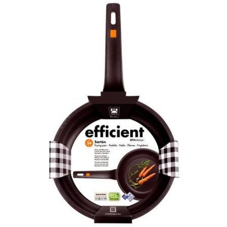 Sartén BRA Efficient Orange A281220/ Ø20cm/ Aluminio fundido/ Apta para Inducción