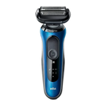 Braun Series 6 seco y mojado 62-B1200s Azul inalámbrico Carga rápida 5 min 60 min Afeitadora