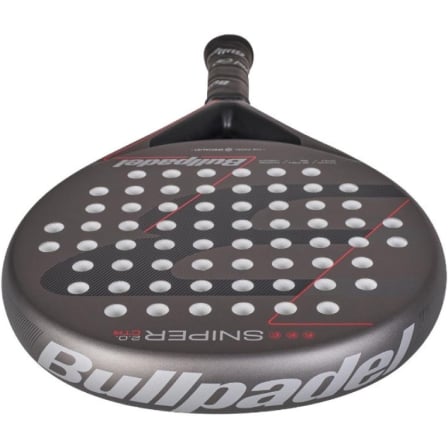 Pala de Pádel Bullpadel Sniper 2.0 Control 2026/ Gris y Roja