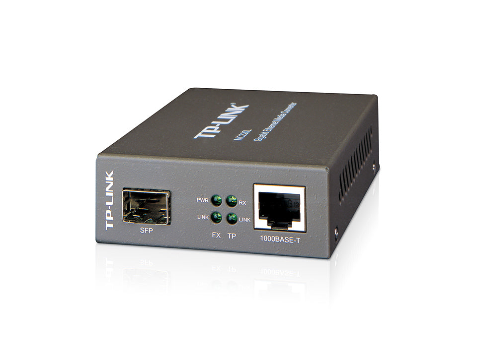 Modulo fibra tp - link mc220l convertidor multimedia