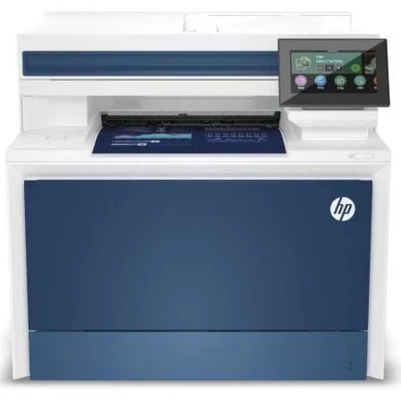 Multifunción Láser Color HP LaserJet Pro 4302fdw/ WiFi/ Fax/ Dúplex/ ADF/ Blanca y Azul - PixelPlaza