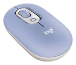 Raton inalambrico logitech pop mouse lila