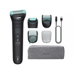 Philips Bodygroom Series 7000 Triple Protect seco y mojado BG7470/15 Negro inalámbrico 120 min Afeitadora corporal