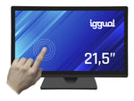 Iggual Monitor táctil capacitivo 21,5 16:9 FHD
