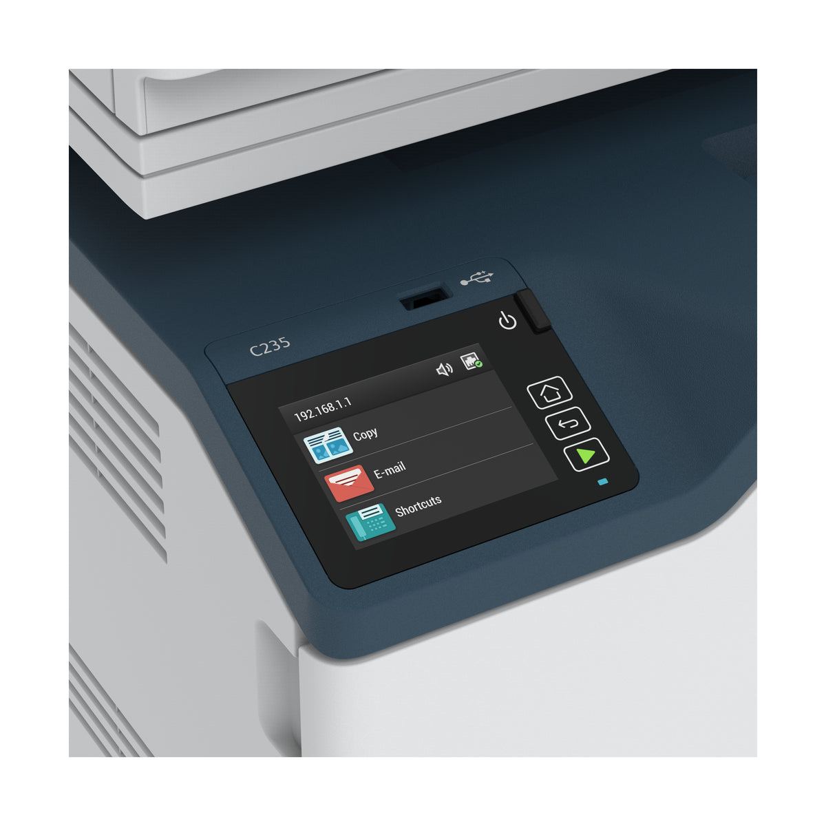 Multifuncion Xerox laser c235v_dni color a4 · 22ppm · red · WiFi · duplex