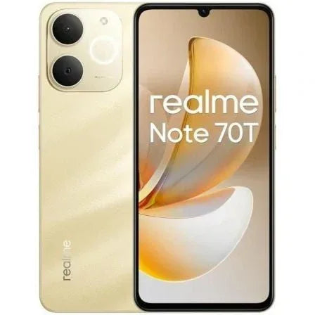 Smartphone Realme Note 70T 4GB/ 128GB/ 6.74"/ Dorado Playa - PixelPlaza