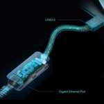 Adaptador USB 3.0 a gigabit ethernet tp - link ue306 negro