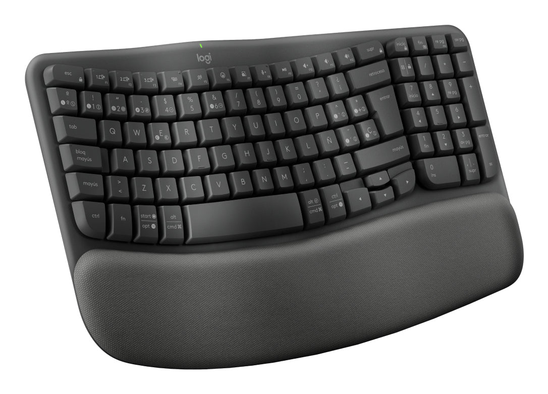 Teclado Logitech ergo series wave keys for business negro