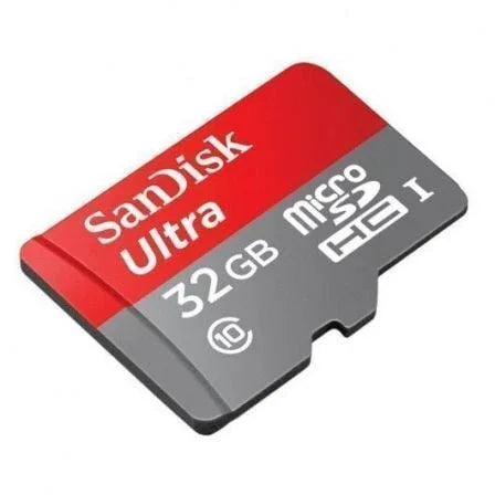 Tarjeta de Memoria SanDisk Ultra 32GB microSD HC UHS-I con Adaptador/ Clase 10/ 120MBs - PixelPlaza
