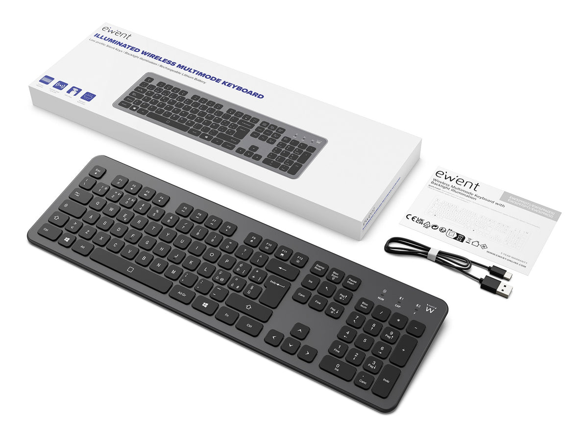 Teclado ewent ew3296 inalambrico