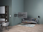 Soporte de pared orientable Equip para pantalla de 43 pulgadas · 80 pulgadas doble brazo largo articulado Equip max.