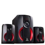 Altavoces Hiditec 2.1 multimedia h400 80w bluetooth USB sd radio