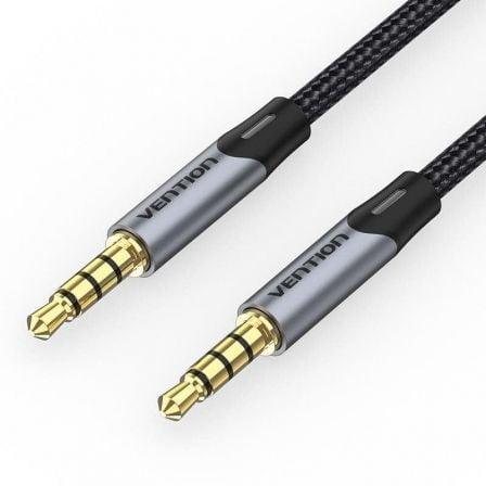 Cable Estéreo Vention BAQHG/ Jack 3.5 Macho - Jack 3.5 Macho/ 1.5m/ Gris - PixelPlaza