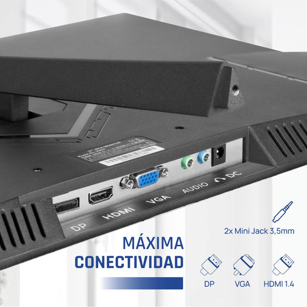 Iggual Monitor 27 1ms FHD 120Hz VGA HDMI DP MM