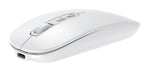 Mouse raton Coolbox ia w02 gris 1600 dpi inalambrico rf+bt