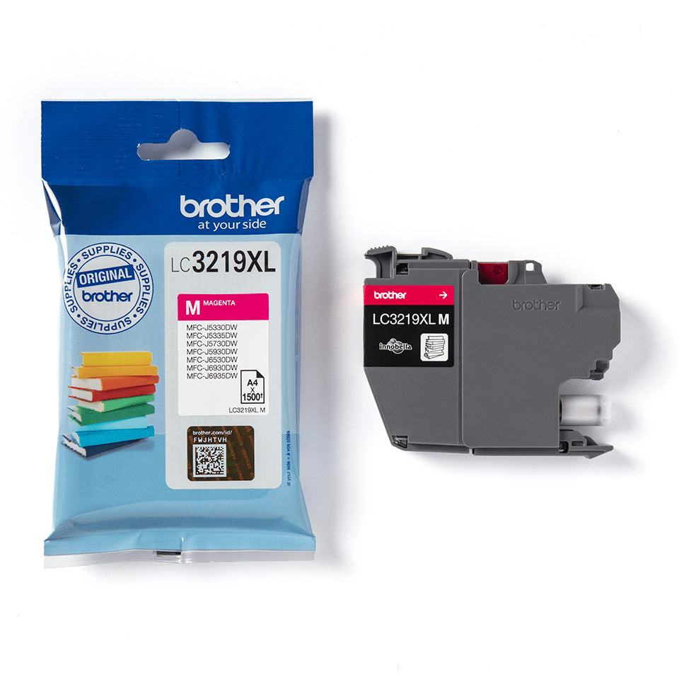 Cartucho de Tinta Original Brother LC-3219M XL Alta Capacidad/ Magenta
