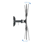 Soporte tv - monitor TooQ 23 pulgadas - 55 pulgadas giratorio - inclinable 2 pivotes lp2255tn - b · vesa max 400x400 · i