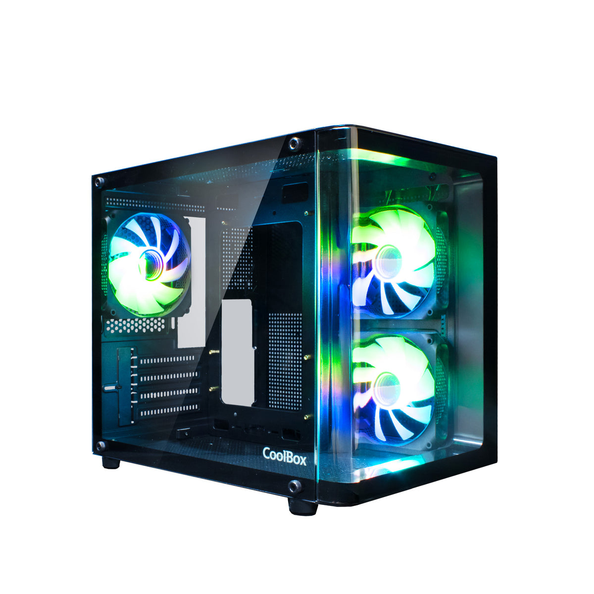 Caja ordenador gaming Coolbox gm100 vision argb microatx