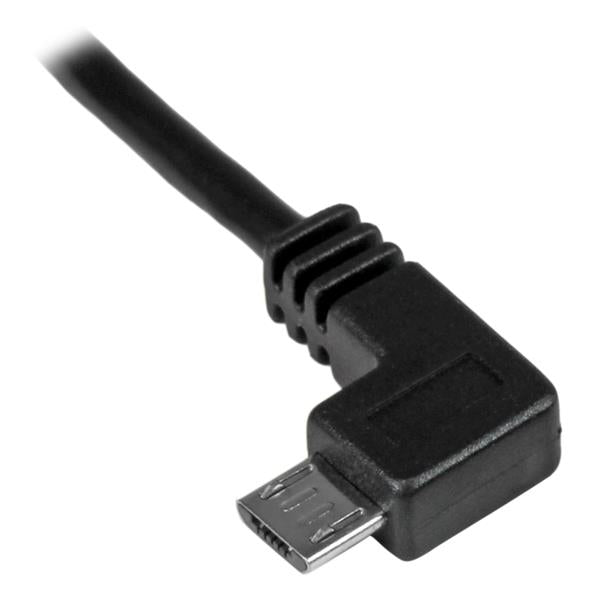 Cable micro USB tipo b a USB 2.0 startech 2m · macho - macho · negro