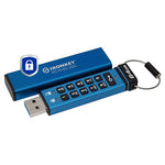 Memoria USB 3.2 Kingston 64GB ironkey keypad 200