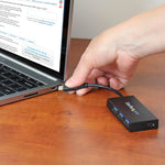Hub startech USB tipo c 4 en 1