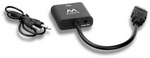 Ewent EW9864 adaptador de cable de vídeo 0,2 m HDMI VGA, 3.5mm Negro