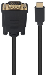 Ewent EC1052 adaptador de cable de vídeo 1,8 m USB Tipo C VGA (D-Sub)