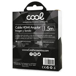 Cable HDMI a HDMI Audio-Video Universal (1.5 metros) Angular Ultra 4K COOL - PixelPlaza