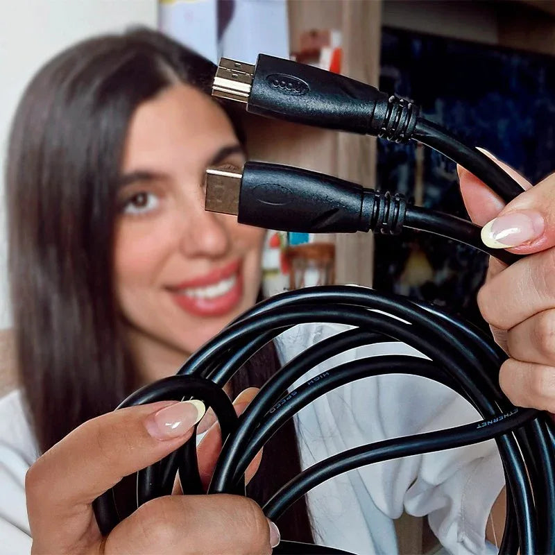 Cable HDMI a HDMI Audio-Video Universal (3 metros) Ultra 4K COOL - PixelPlaza