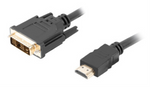 Cable hdmi lanberg macho dvi - d 18+1