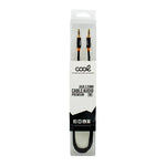 Cable Jack 3.5 mm a Jack 3.5 mm COOL Audio-Audio Nylon Negro (1m) - PixelPlaza