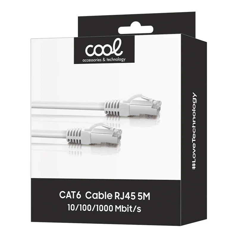 Cable Red Internet Universal CAT6 RJ45 (5 metros) COOL - PixelPlaza