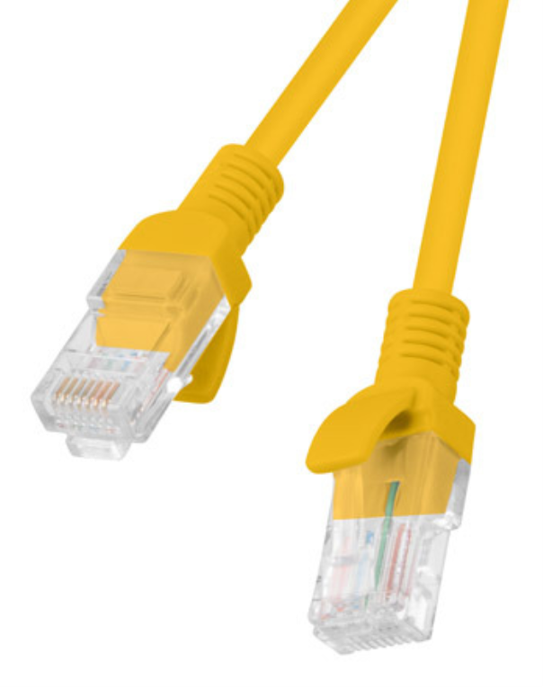 Cable red Lanberg latiguillo cat.6 utp fluke passed Naranja detalle #naranja
