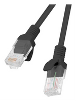 Cable red Lanberg latiguillo cat.6 utp fluke passed Negro detalle #negro
