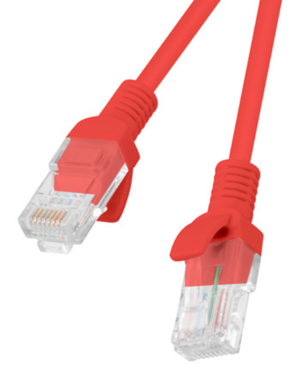 Cable red Lanberg latiguillo cat.6 utp fluke passed Rojo detalle #rojo