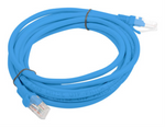 Cable red Lanberg latiguillo cat.6 utp lszh cu fluke passed Azul detalle #azul