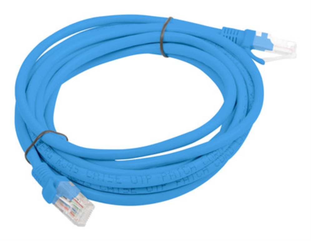 Cable red Lanberg latiguillo cat.6 utp lszh cu fluke passed Azul detalle #azul
