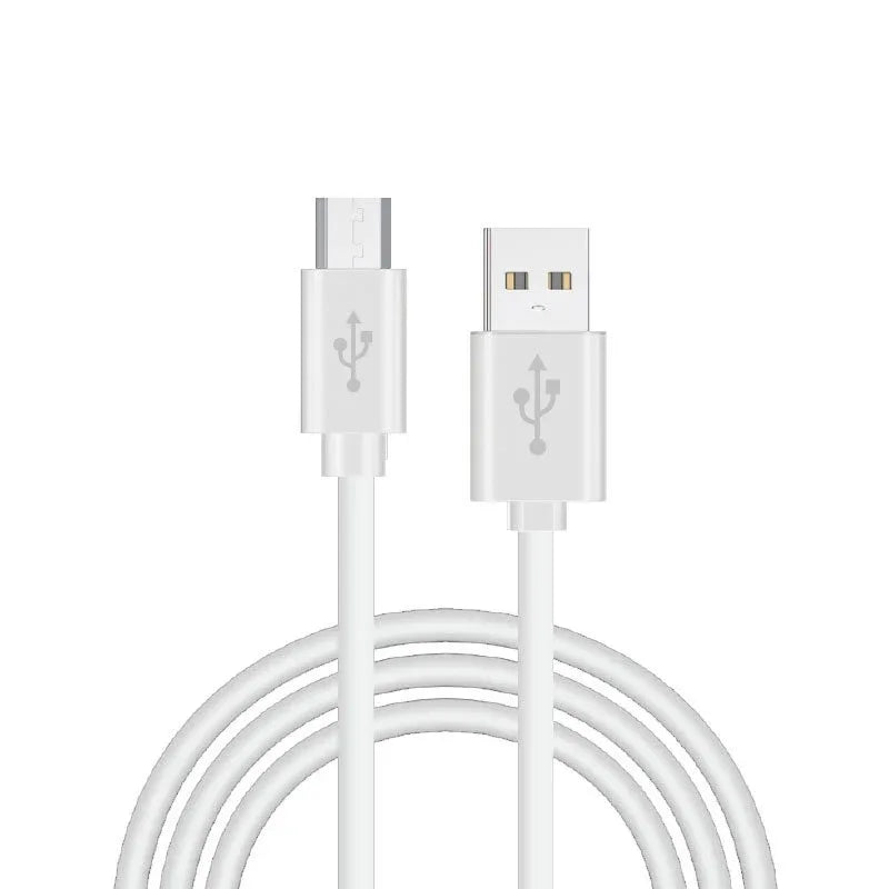 Cable USB Compatible COOL Universal (Micro-Usb) 1.2 metros Blanco 2.4 Amp - PixelPlaza