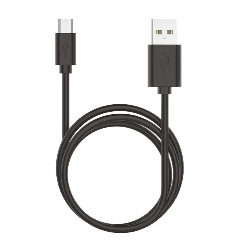Cable USB Compatible COOL Universal (micro-usb) 1.2 metros Negro 2.4 Amp - PixelPlaza