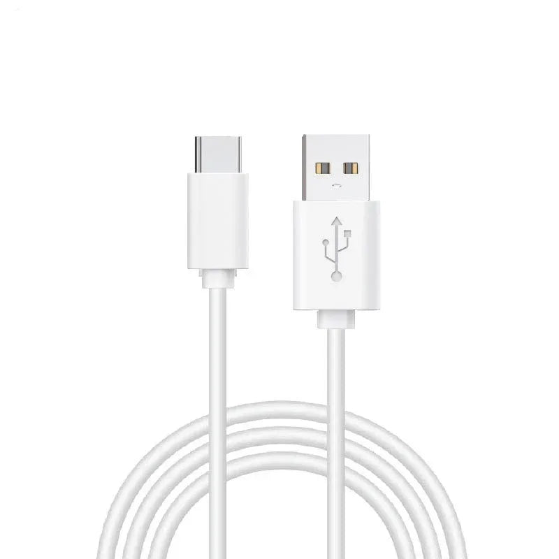 Cable USB Compatible COOL Universal TIPO-C (1.2 metros) Blanco 2.4 Amp - PixelPlaza