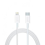 Cable USB Compatible COOL Universal TIPO-C a Lightning (1.2 metros) Blanco - PixelPlaza