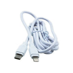 Cable USB Compatible COOL Universal TIPO-C a Lightning (1.2 metros) Blanco - PixelPlaza