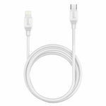 Cable USB Compatible COOL Universal TIPO-C a Lightning (1.2 metros) Blanco - PixelPlaza