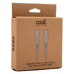 Cable USB COOL ECO Universal Tipo-C a Tipo-C (1.5 metros) - PixelPlaza