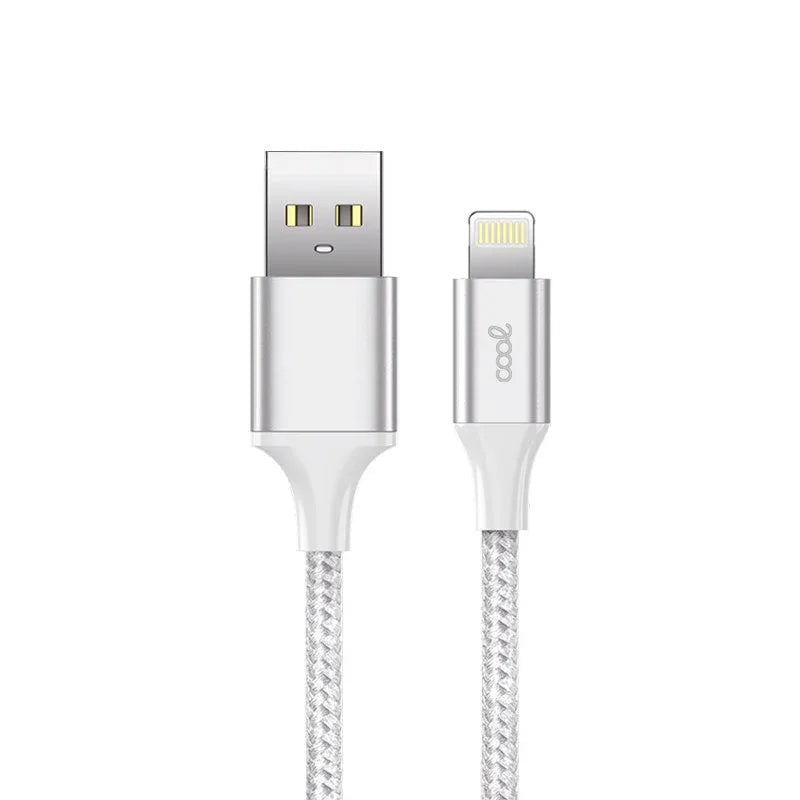 Cable USB COOL Nylon Universal Lightning para iPhone / iPad (1.2 metros) - PixelPlaza