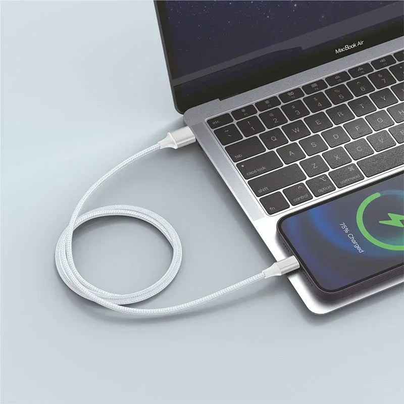 Cable USB COOL Nylon Universal Lightning para iPhone / iPad (1.2 metros) - PixelPlaza