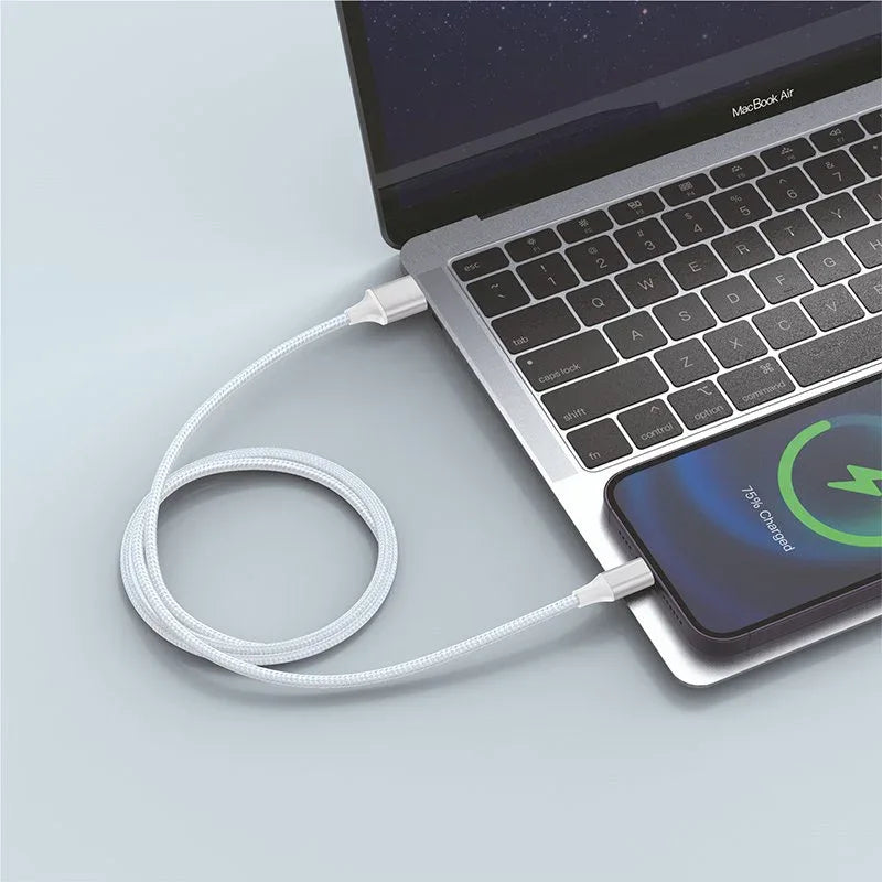 Cable USB COOL Nylon Universal Lightning para iPhone / iPad (1.2 metros) - PixelPlaza